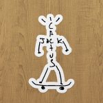 Cactus Jack Skateboarding Sticker ETİKET