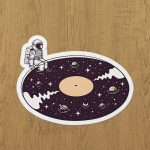 Cosmic Sound Sticker etiket