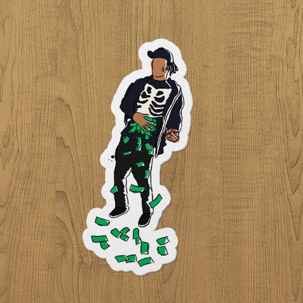 Dolarboi Carti Sticker etiket