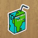 Juice WRLD Juice Box Sticker etiket