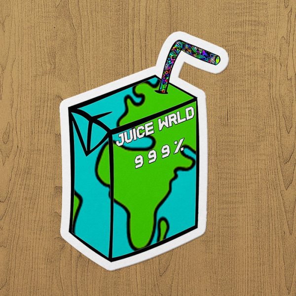 Juice WRLD Juice Box Sticker etiket