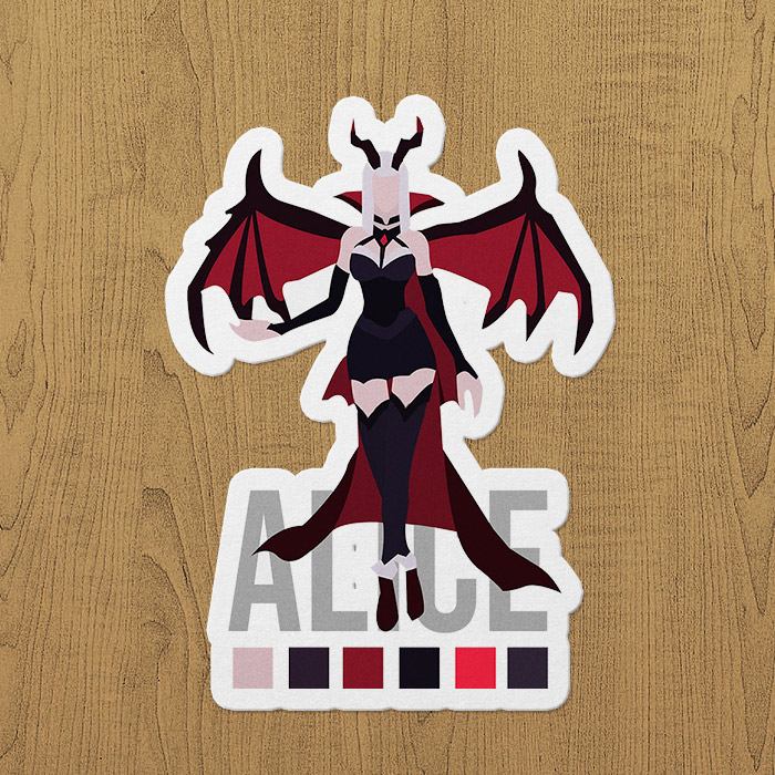 Mobile Legends Alice Sticker etiket Mobile Legends Alice Sticker etiket
