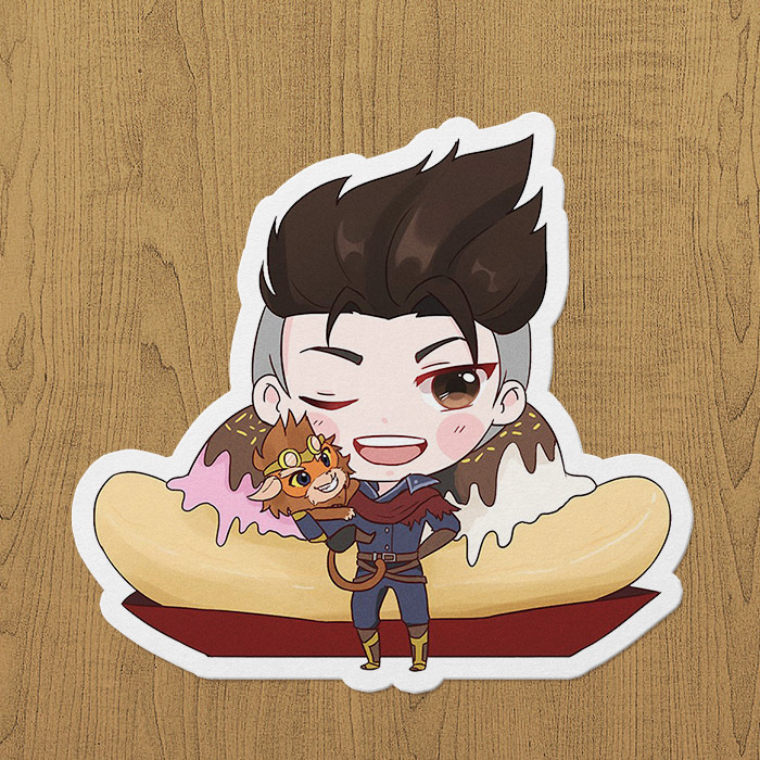 Mobile Legends Claude Sticker etiket Mobile Legends Claude Sticker etiket