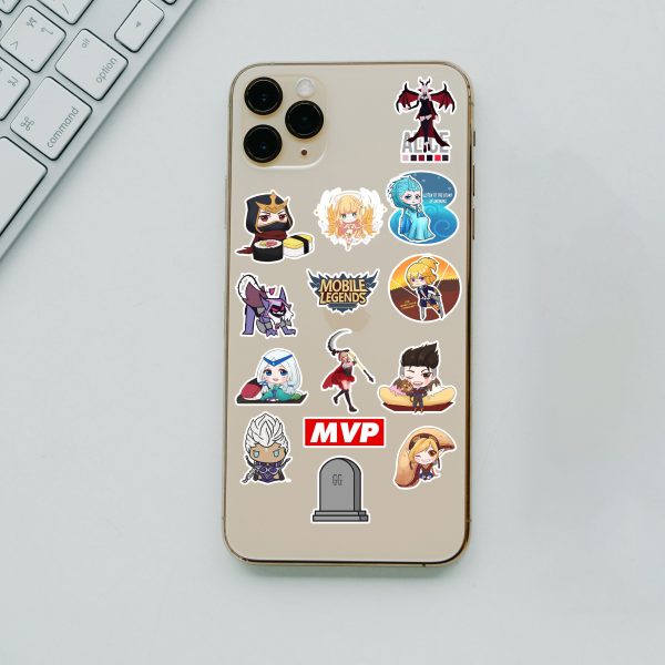 14’Lü Mini Mobile Legends Telefon Sticker