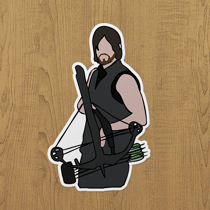 Darly Dixon Sticker Etiket Darly Dixon Sticker Etiket