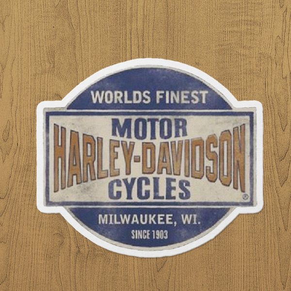 Harley Davidson Sticker etiket