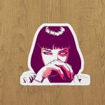 Mia Wallace Sticker Etiket