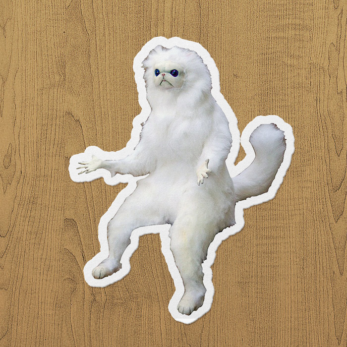 Perisan Cat Sticker etiket Perisan Cat Sticker etiket