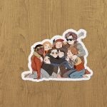 Stranger Things Big Hub Sticker etiket