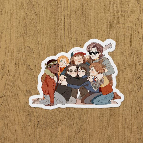 Stranger Things Big Hub Sticker etiket