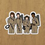 Stranger Things Ghostbusters Sticker etiket