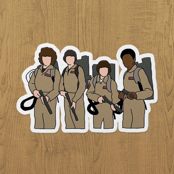 Stranger Things Ghostbusters Sticker etiket