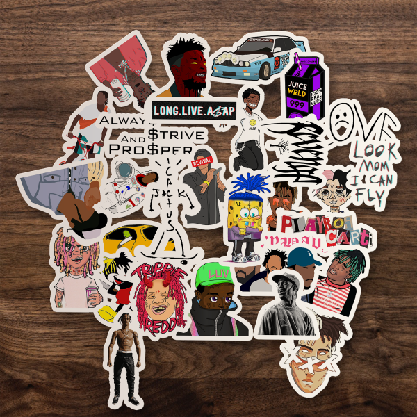 30'lu Rap Sticker Paketi