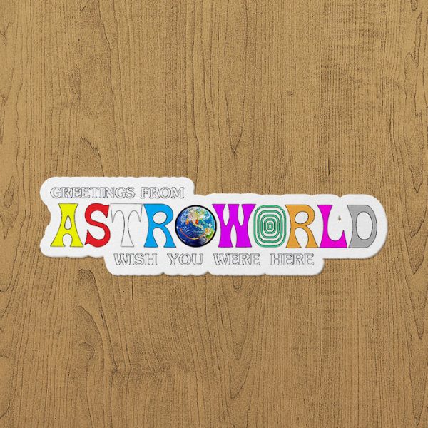 Astroworld Sticker etiket