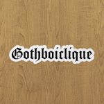 Gothboiclique Sticker etiket