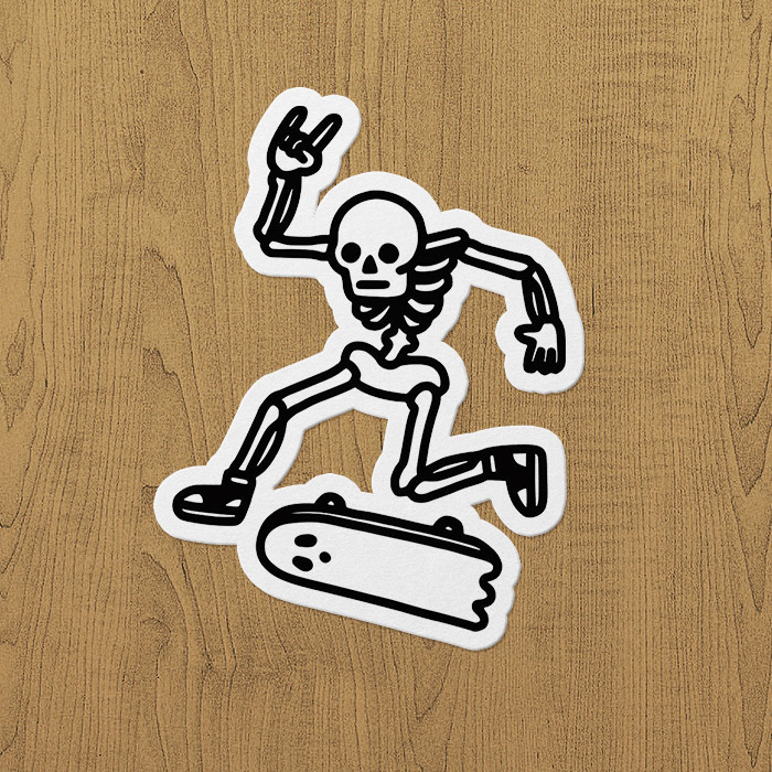 Rad in Peace Sticker etiket Rad in Peace Sticker etiket