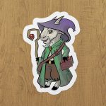Goat Wizard Sticker etiket