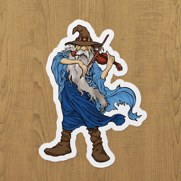 Kemancı Gandalf Sticker etiket