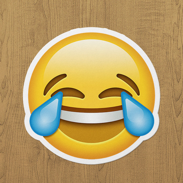 kahkaha emoji sticker Kahkaha Emoji Sticker etiket