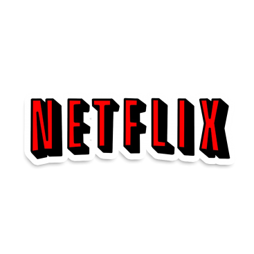 Netflix Sticker etiket