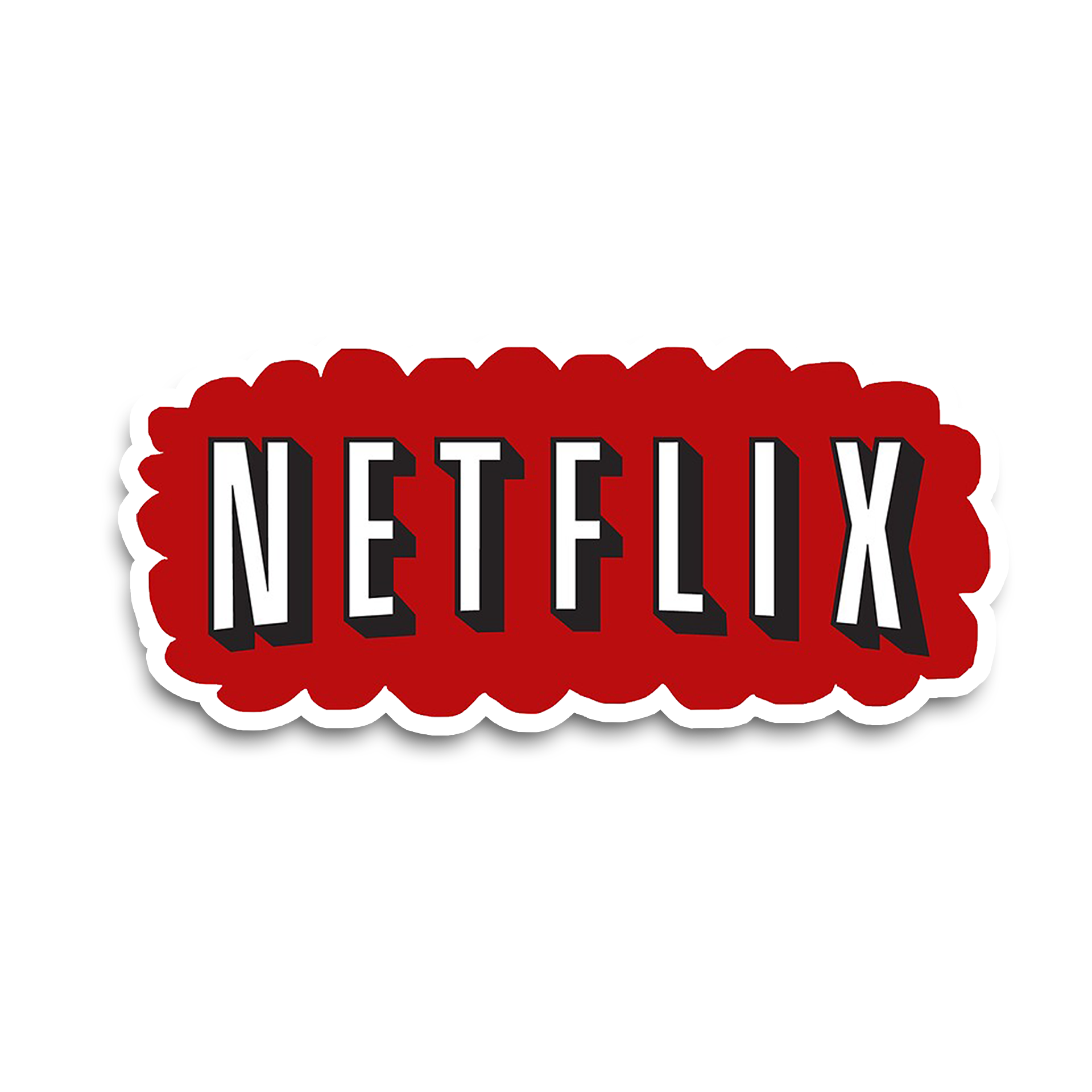 Netflix Baloncuk Sticker etiket Netflix Baloncuk Sticker etiket
