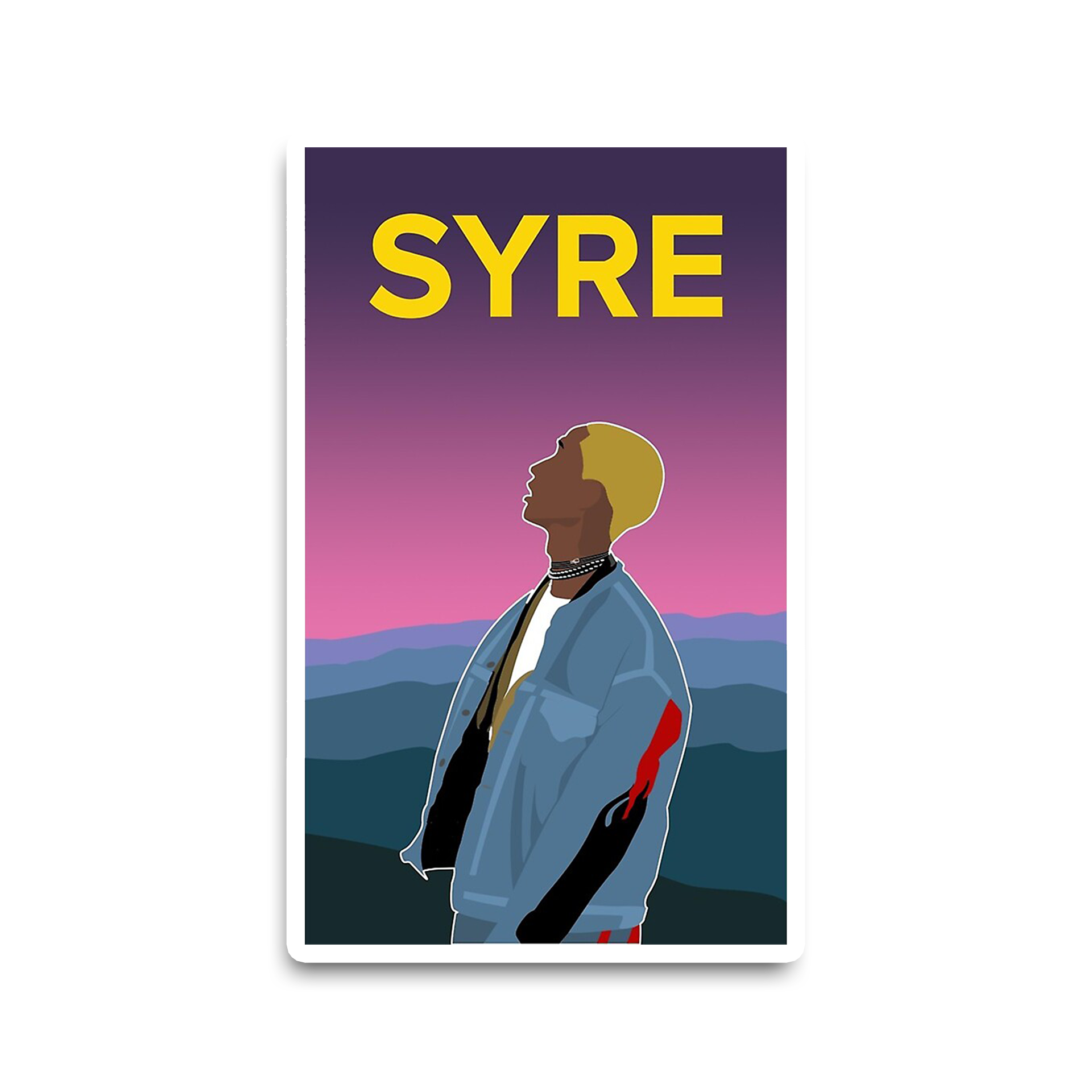 Jaden Syre Sticker etiket Jaden Syre Sticker etiket