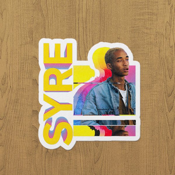 Jaden Smith Syre Sticker etiket