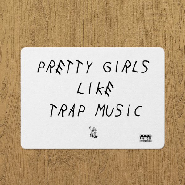 Pretty Girls Like Trap Music Sticker etiket