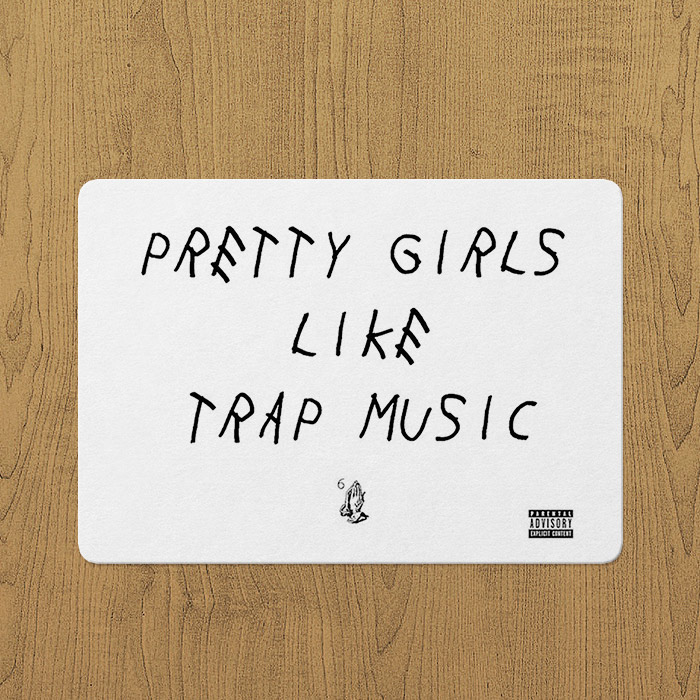Pretty Girls Like Trap Music Sticker etiket Pretty Girls Like Trap Music Sticker etiket