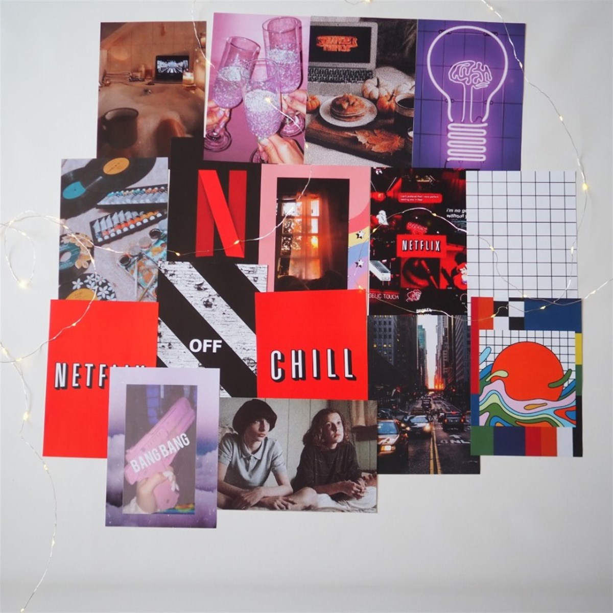Netflix & Chill duvar kağıdı poster seti
