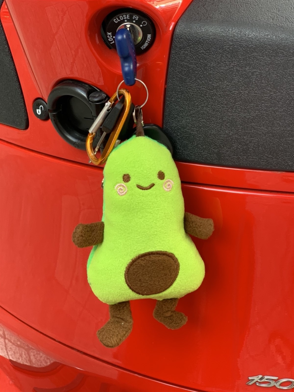 Avokado Pofuduk Anahtarlık Avokado Pofuduk Anahtarlık