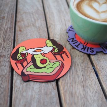 Avokadolar Bardak Altlığı