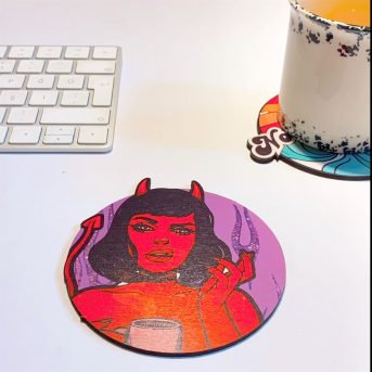 Devil Girl Bardak Altlığı