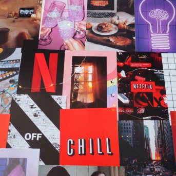 Netflix & Chill duvar kağıdı poster seti