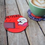 Netflikş Bardak Altlığı