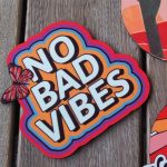 No Bad Vibes Bardak Altlığı
