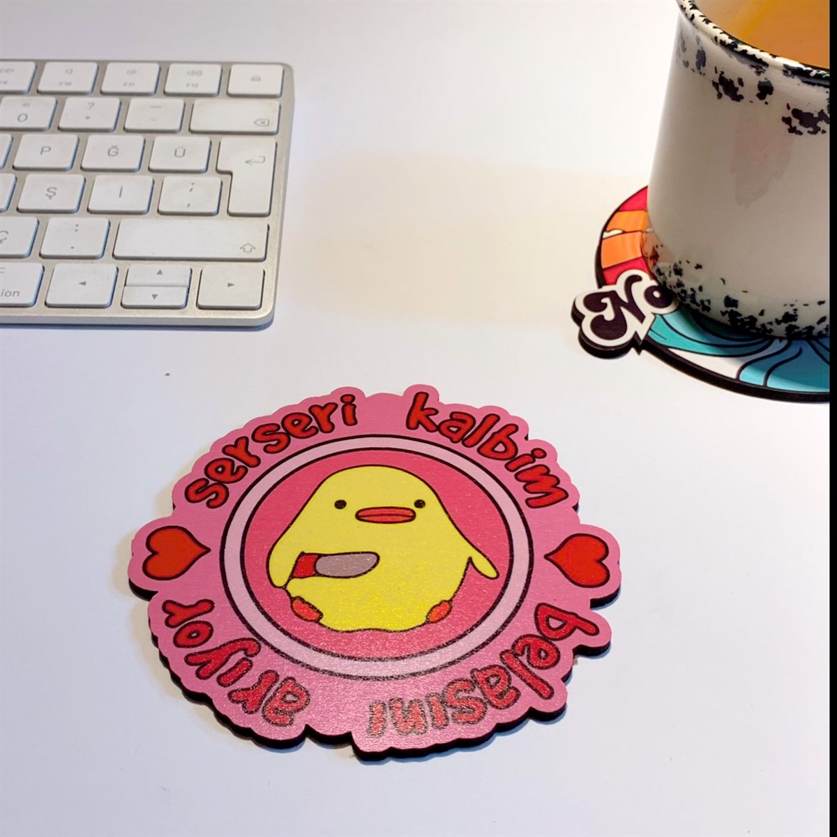 Serseri Kalbim Bardak Altlığı Serseri Kalbim Bardak Altlığı