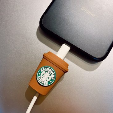 starbucks kablo koruyucu kahverengi