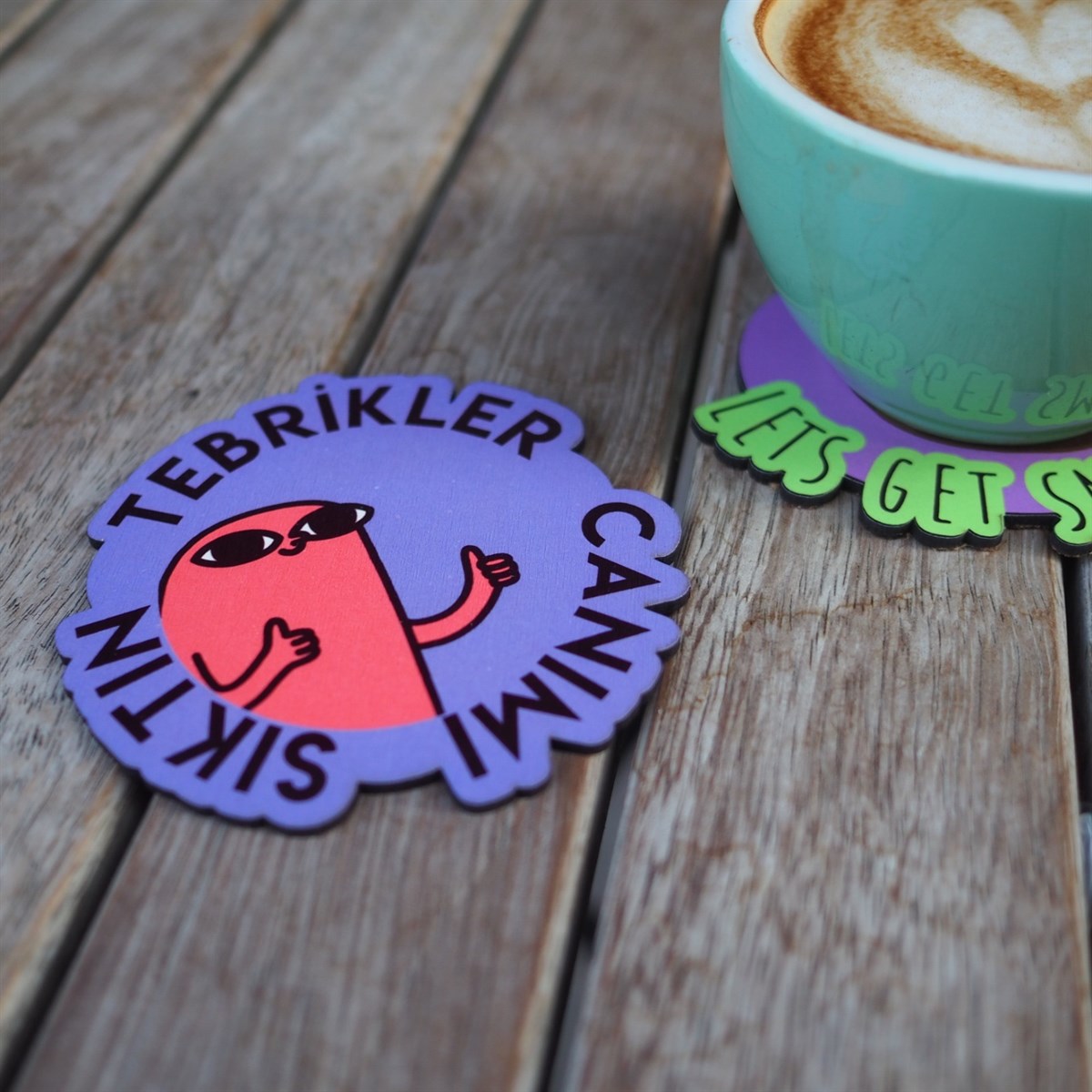 Tebrikler Canımı Sıktın Bardak Altlığı Tebrikler Canımı Sıktın Bardak Altlığı