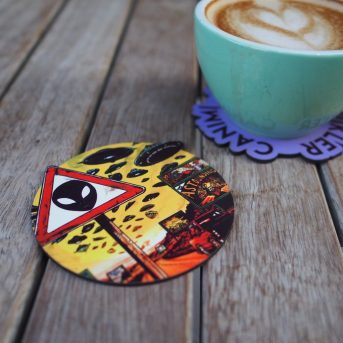 Uzaylı Bardak Altlığı