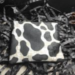 inek desenli bozuk para cüzdanı