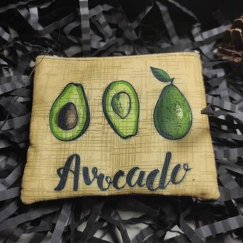 avokado bozuk para cüzdanı