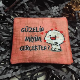 Güzelin miyim gerçekten bozuk para cüzdanı