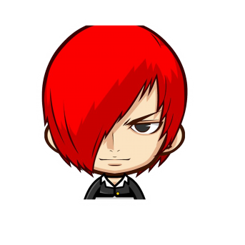 Iori Yagami Kof Sticker etiket