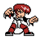Iori Yagami Sticker etiket