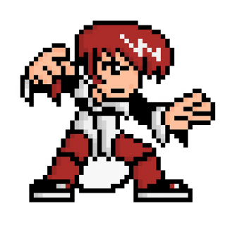 Iori Yagami Sticker etiket