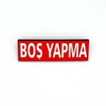 Boş Yapma Ahşap Broş