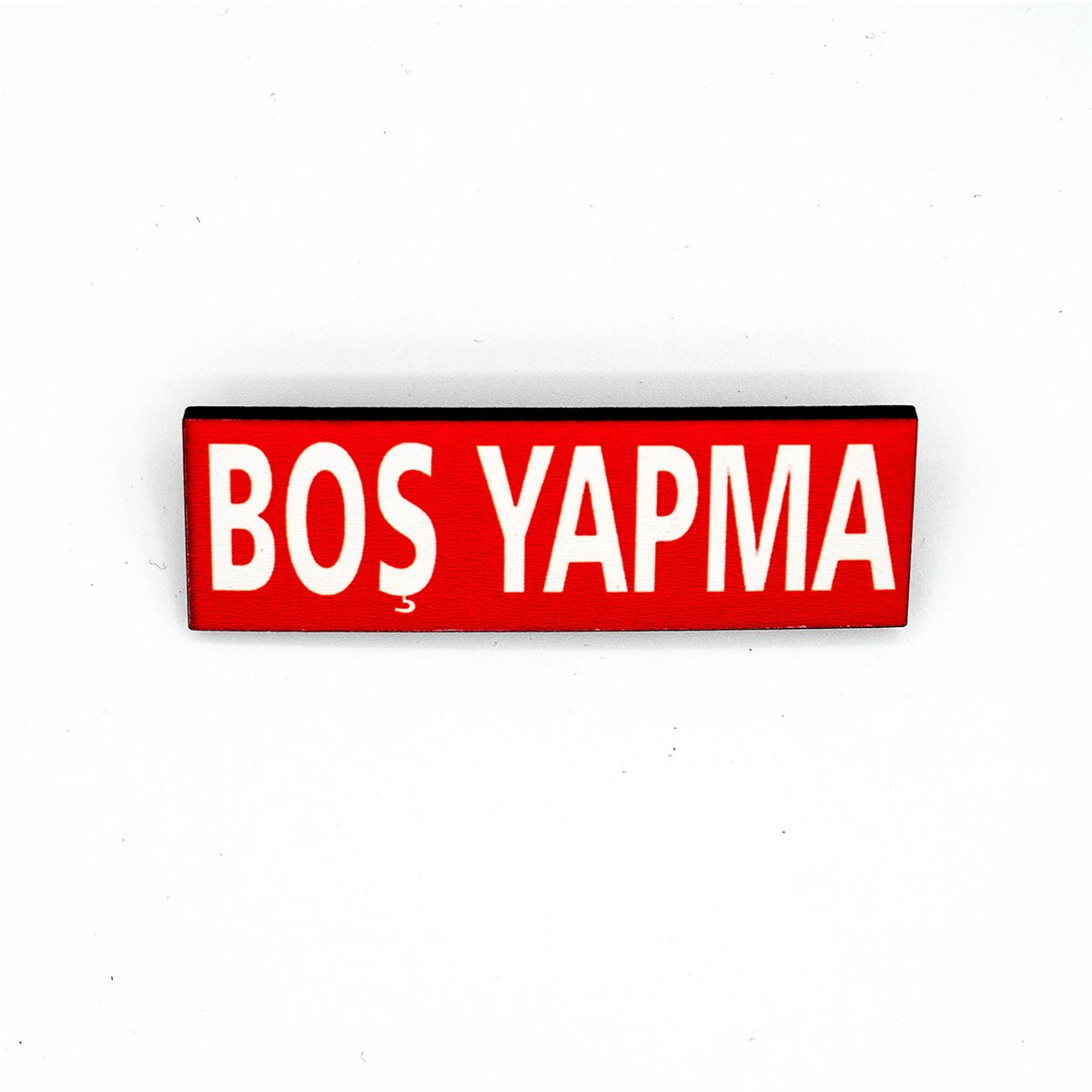 Boş Yapma Ahşap Broş