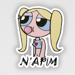 Bubbles Napim sticker etiket