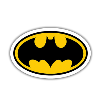 Batman Logo Sticker etiket
